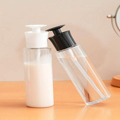 2pcs Clear 300ml Vacuum Pump Dispenser for Nail Polish and Makeup Remover