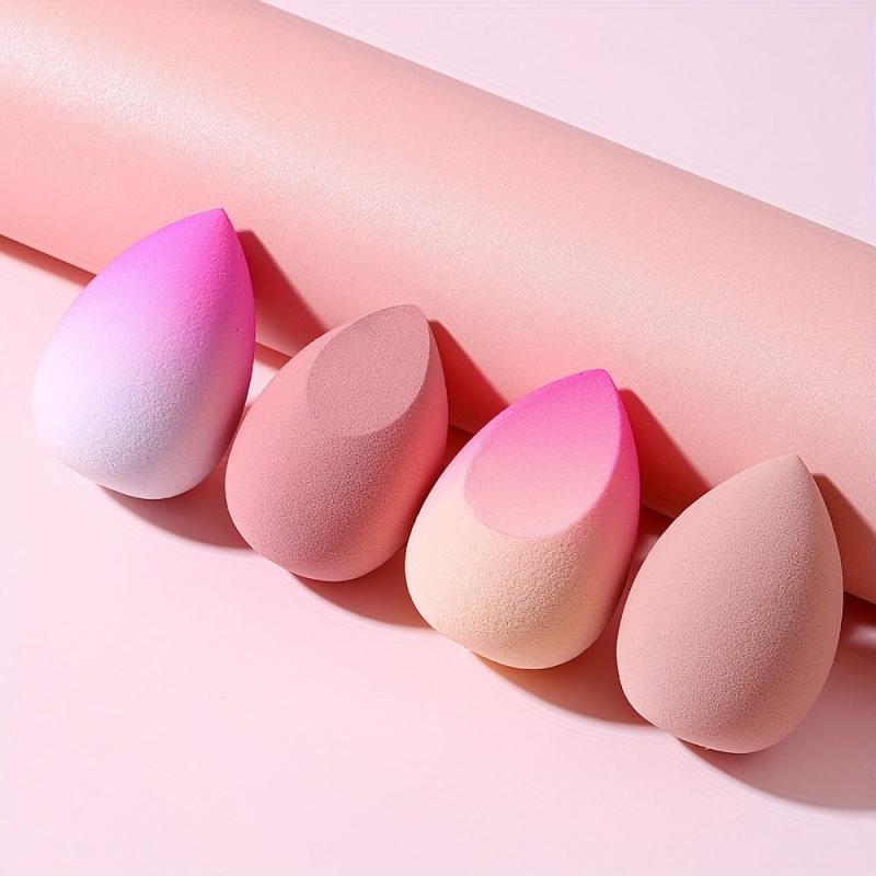 4 pcs Makeup Sponges Set for Foundation Liquid Cream and Powder