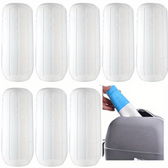 8pcs Silicone Leak Proof Sleeves for Toiletries & Luggage