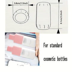 8pcs Silicone Leak Proof Sleeves for Toiletries & Luggage