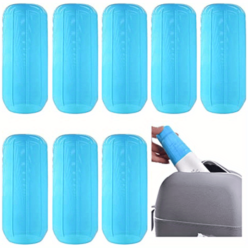 8pcs Silicone Leak Proof Sleeves for Toiletries & Luggage