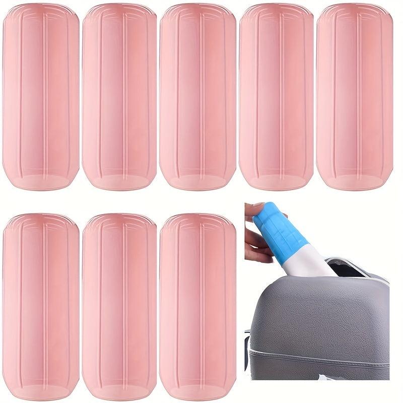 8pcs Silicone Leak Proof Sleeves for Toiletries & Luggage