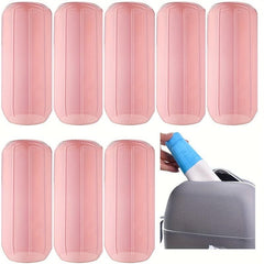8pcs Silicone Leak Proof Sleeves for Toiletries & Luggage