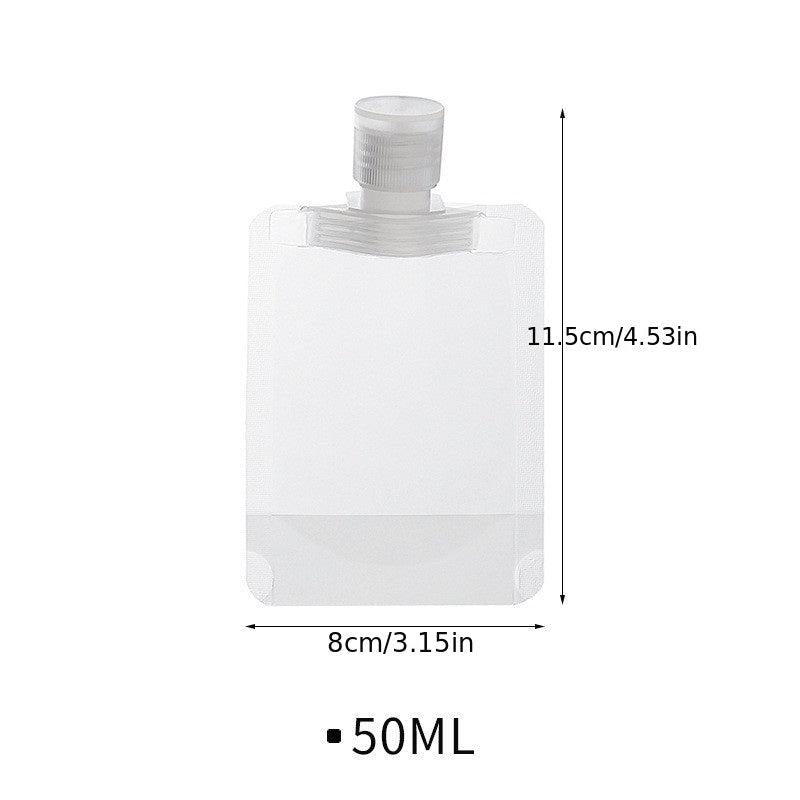 5pcs Travel Makeup Packing Bag 30 50 100 Ml