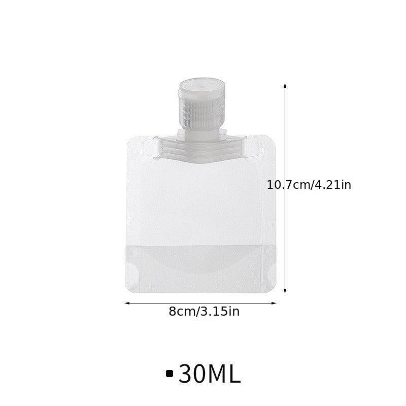 5pcs Travel Makeup Packing Bag 30 50 100 Ml