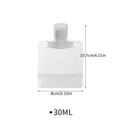 5pcs Travel Makeup Packing Bag 30 50 100 Ml