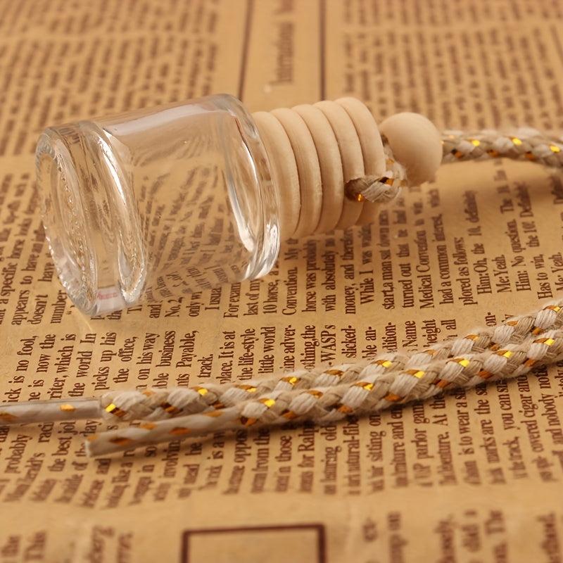 8ml Car Aromatherapy Bottle Pendant Clear Essential Diffuser Hanging Vials