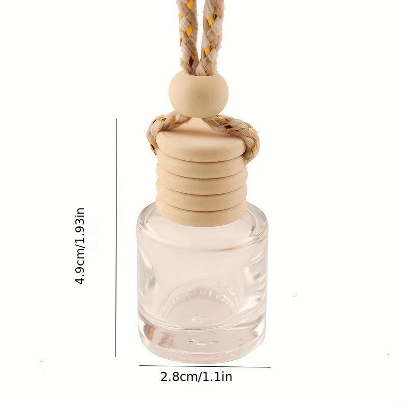 8ml Car Aromatherapy Bottle Pendant Clear Essential Diffuser Hanging Vials