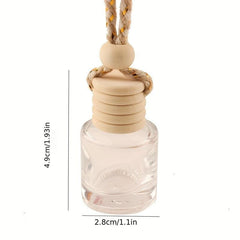 8ml Car Aromatherapy Bottle Pendant Clear Essential Diffuser Hanging Vials