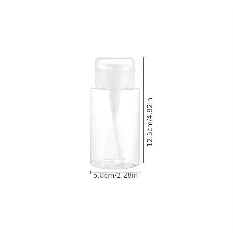 2-Pack Nail Polish Remover Pump Dispensers 200ml Clear