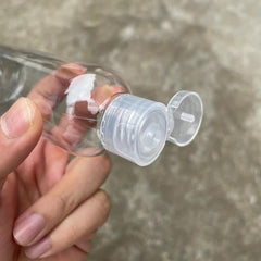 4pcs 100ml Portable Travel Size Plastic Bottles Refillable Flip Lid