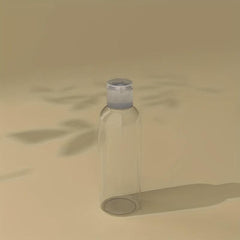 4pcs 100ml Portable Travel Size Plastic Bottles Refillable Flip Lid