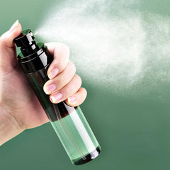 Clear Spray Bottles with Lids - Refillable Reusable Containers