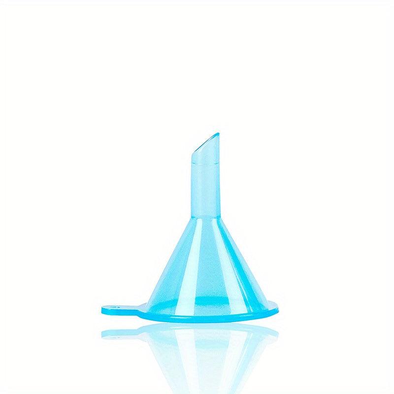 6pcs Clear Mini Funnels Perfume Essential Oils Lab Bottles Spices