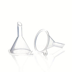 6pcs Clear Mini Funnels Perfume Essential Oils Lab Bottles Spices