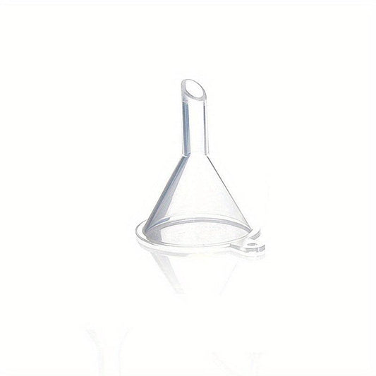 6pcs Clear Mini Funnels Perfume Essential Oils Lab Bottles Spices