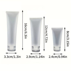 5PCS Clear Tube Cosmetic Containers 20-100ml Travel Lotion Bottles