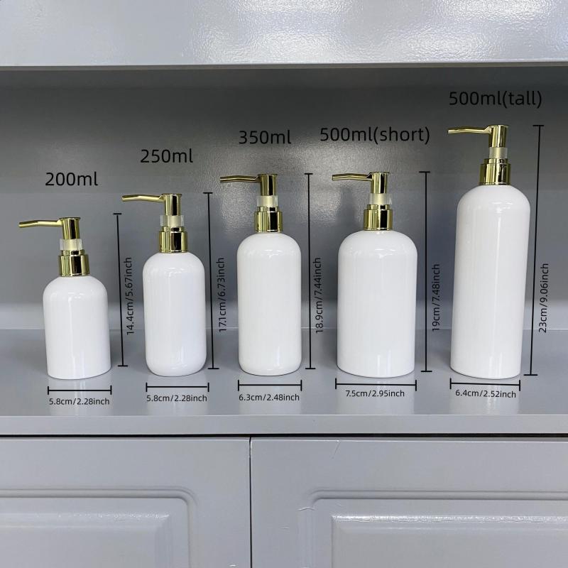 200ml 500ml Pump Bottle Soap Dispenser Refillable Shampoo Lotion for Travel
