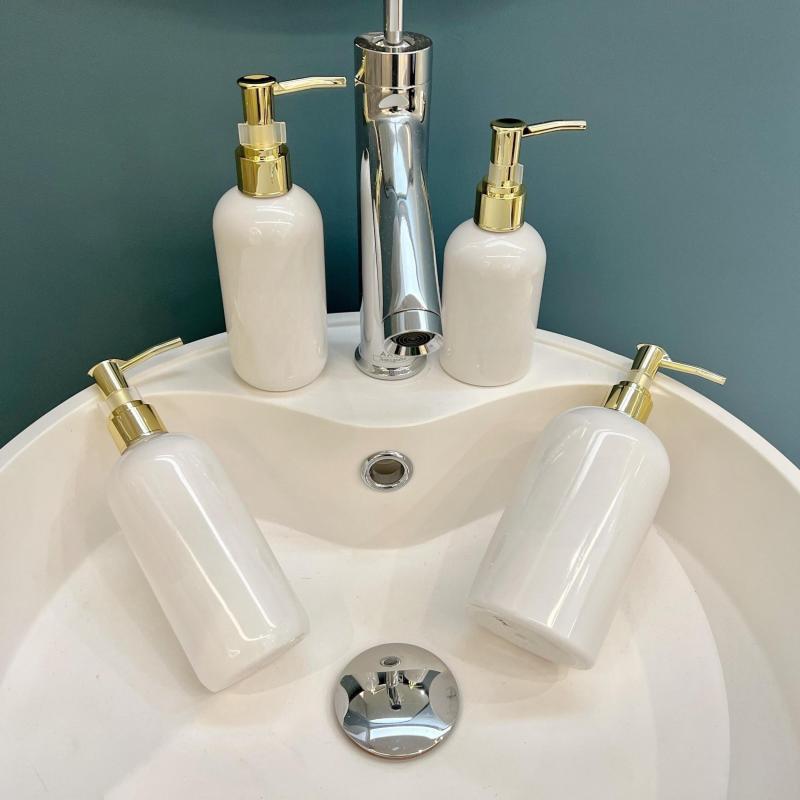 200ml 500ml Pump Bottle Soap Dispenser Refillable Shampoo Lotion for Travel