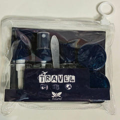 7pcs Travel Bottles Set Empty Lotion Shampoo Mini Face Cream Pot Transparent