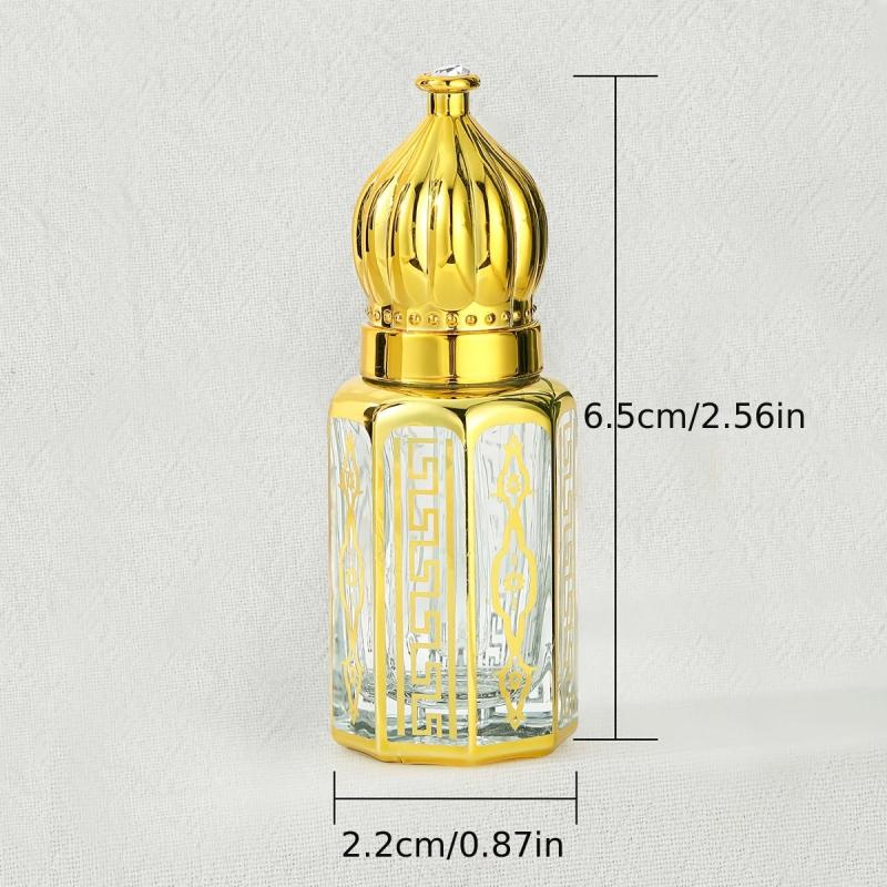 6ML Octagonal Perfume Bottle Transparent