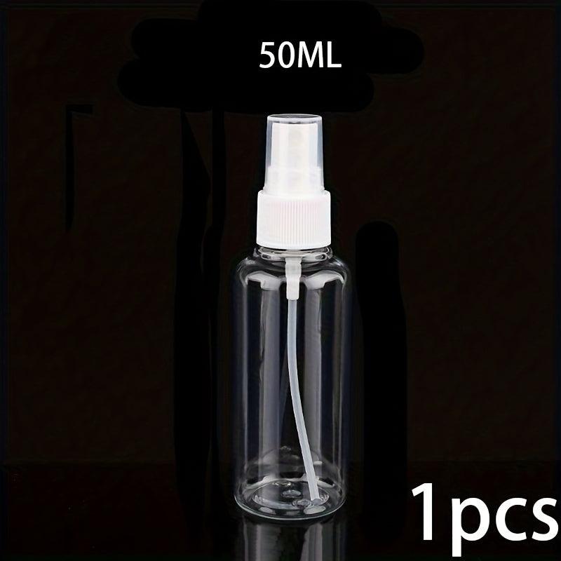 Refillable Plastic Perfume Atomiser Mini Transparent Spray Bottle 50ML