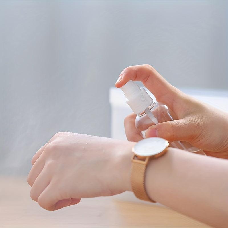 Refillable Plastic Perfume Atomiser Mini Transparent Spray Bottle 50ML