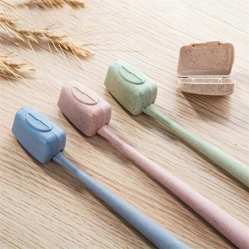 4pcs Toothbrush Head Cap Cover Case Protector for Travel Hiking Camping