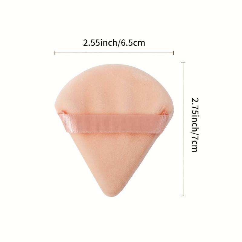 8pcs Triangle Powder Puffs for Loose Powder Mineral Soft Foundation Sponge