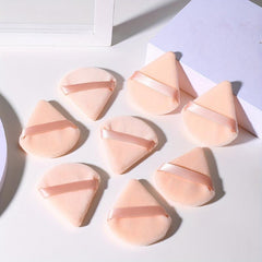 8pcs Triangle Powder Puffs for Loose Powder Mineral Soft Foundation Sponge