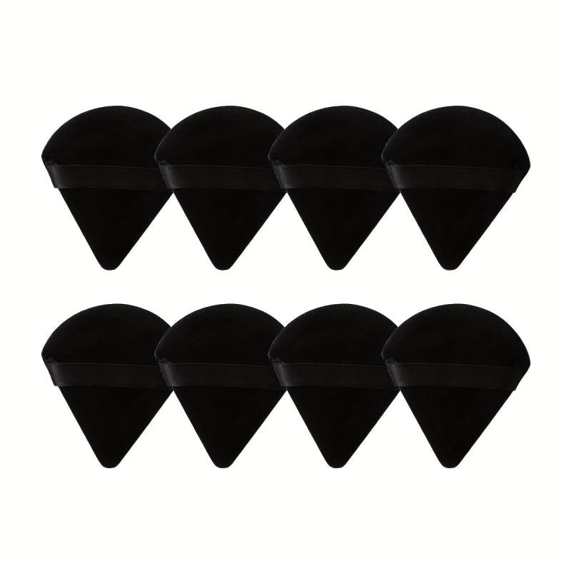 8pcs Triangle Powder Puffs for Loose Powder Mineral Soft Foundation Sponge