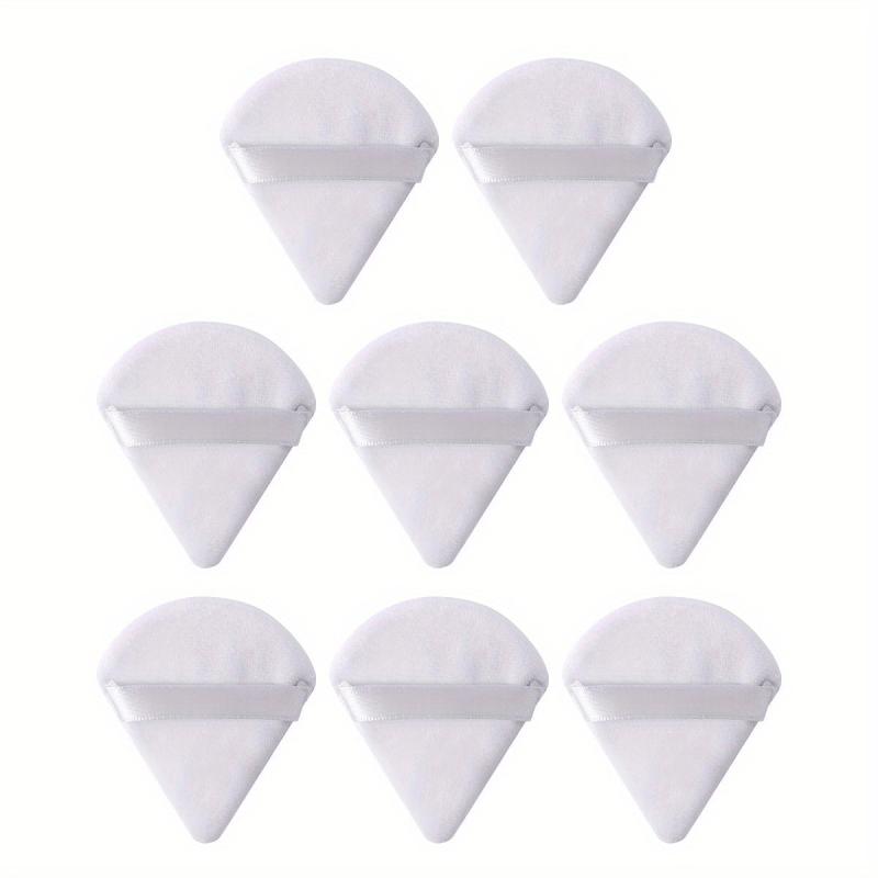 8pcs Triangle Powder Puffs for Loose Powder Mineral Soft Foundation Sponge