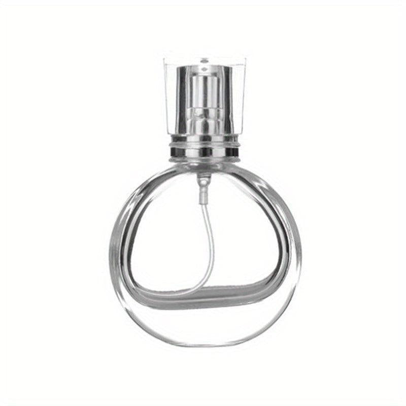 25ml Round Perfume Atomizer Spray Bottle Metal Cosmetic Sample Glass Bottle