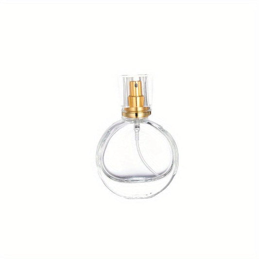 25ml Round Perfume Atomizer Spray Bottle Metal Cosmetic Sample Glass Bottle