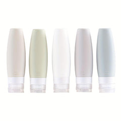 4pcs 60ml Silicone Travel Bottles Set Leak Proof Squeezable for Toiletries Carry
