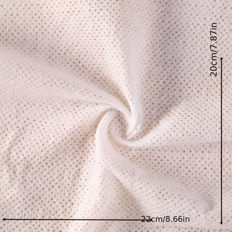1pair Disposable Compressed Towel Full Cotton Portable Facial Cleansing Towel