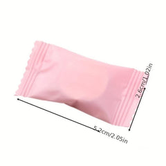 1pair Disposable Compressed Towel Full Cotton Portable Facial Cleansing Towel