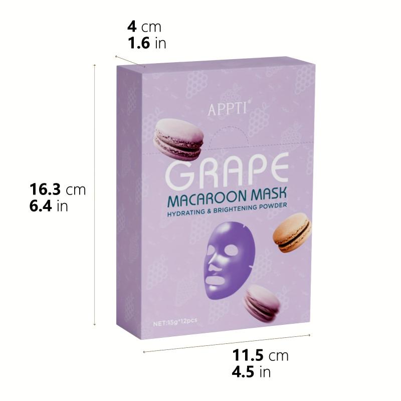 Macaron Jelly Mask Vanilla Matcha Lemon Grape Scented Pore Removal