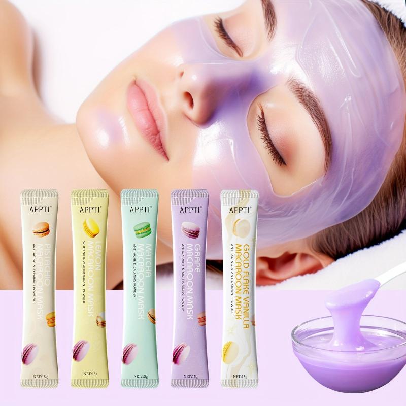 Macaron Jelly Mask Vanilla Matcha Lemon Grape Scented Pore Removal