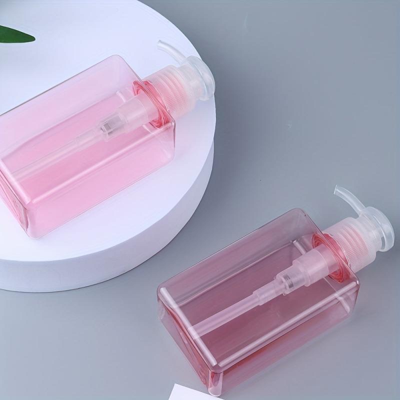 Refillable Soap Dispenser Bottles Clear Pump for Liquid Soap Shampoo and Lotions