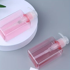 Refillable Soap Dispenser Bottles Clear Pump for Liquid Soap Shampoo and Lotions