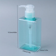 Refillable Soap Dispenser Bottles Clear Pump for Liquid Soap Shampoo and Lotions