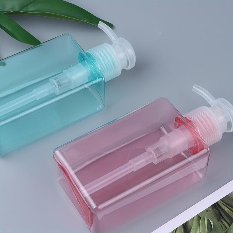 Refillable Soap Dispenser Bottles Clear Pump for Liquid Soap Shampoo and Lotions