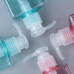Refillable Soap Dispenser Bottles Clear Pump for Liquid Soap Shampoo and Lotions