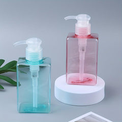 Refillable Soap Dispenser Bottles Clear Pump for Liquid Soap Shampoo and Lotions