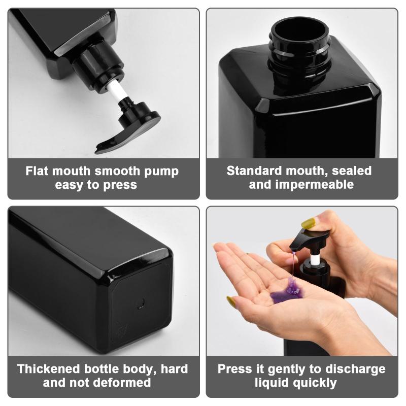 2pcs Refillable Soap Dispensers for Kitchen Bathroom Laundry Bath Accessories