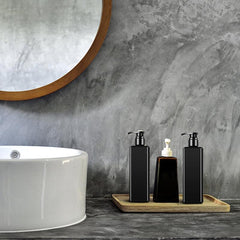 2pcs Refillable Soap Dispensers for Kitchen Bathroom Laundry Bath Accessories