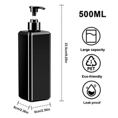 2pcs Refillable Soap Dispensers for Kitchen Bathroom Laundry Bath Accessories