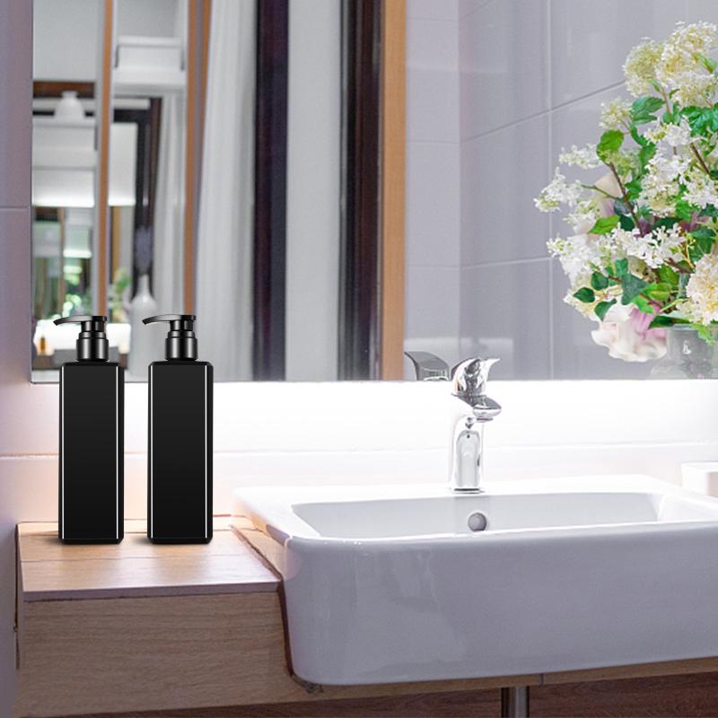 2pcs Refillable Soap Dispensers for Kitchen Bathroom Laundry Bath Accessories