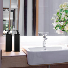 2pcs Refillable Soap Dispensers for Kitchen Bathroom Laundry Bath Accessories